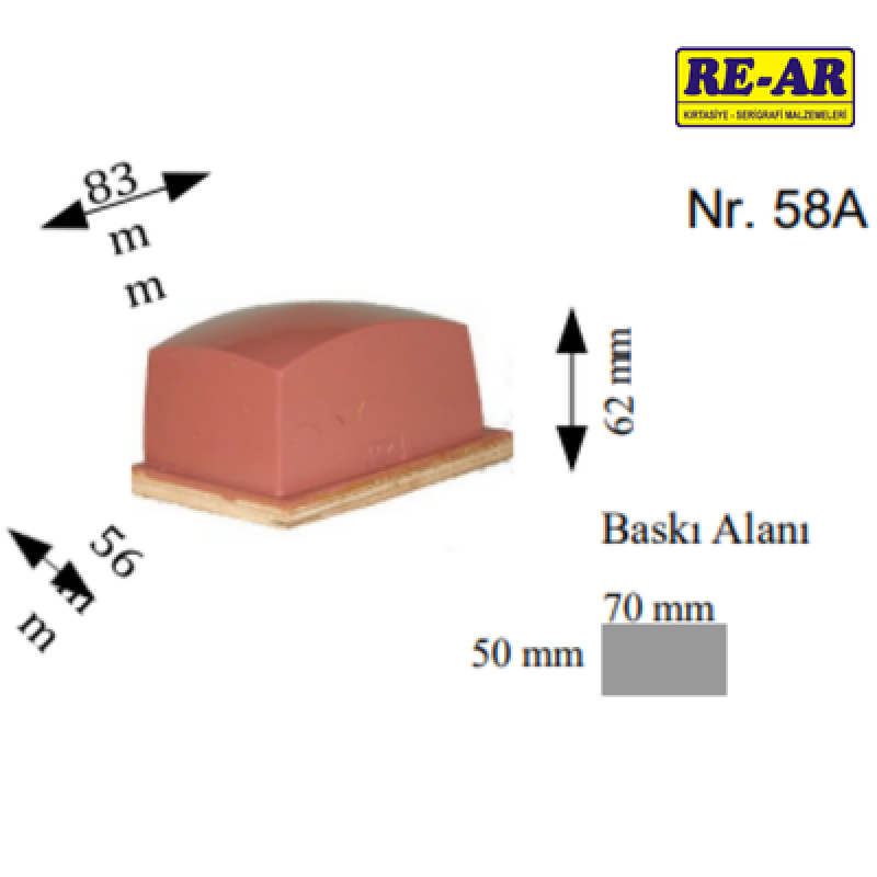 Tampon Baskı Silikonu 58A