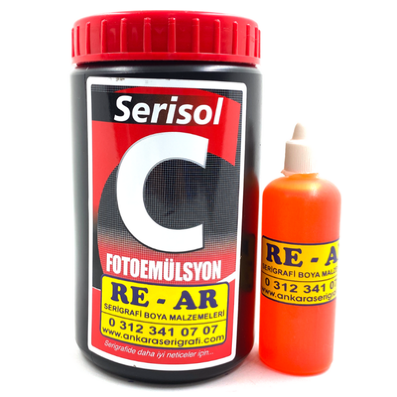 Serisol C Fotoemülsyon + Bikromat (Kırmızı Renk)