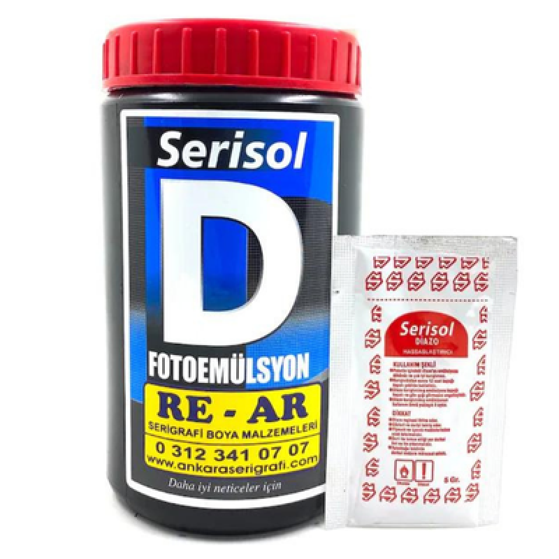 Serisol D Fotoemülsiyon + Diazo Bikromat Toz